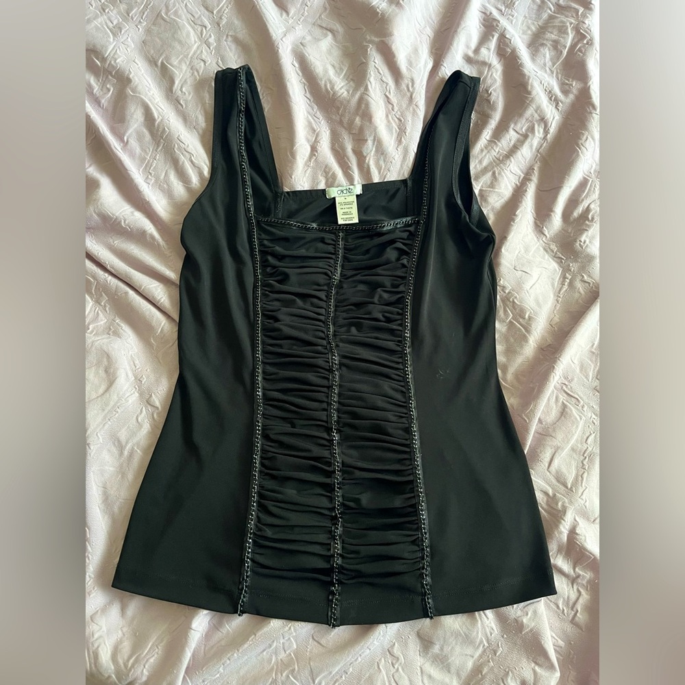 Black Caché Blouse
